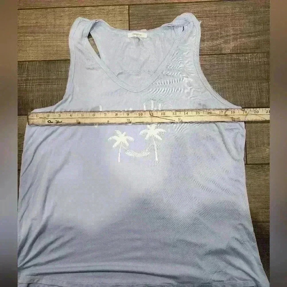 MAURICES Large Racerback Tank Top "Vacay Vibes" Blue - Picture 6 of 7